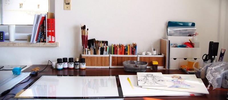 Meine Ausrüstung | my drawing and painting equipment
